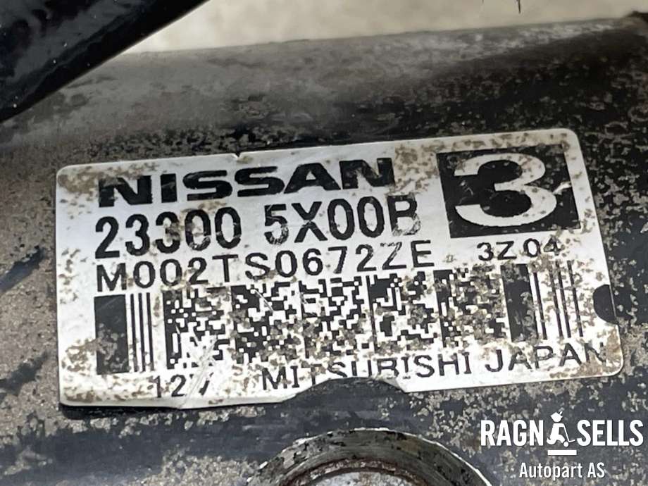 Starter diesel til Nissan Navara 2010-2015 (Fase 2) (D40) (D40) (M002TS0671|M002TS0671ZE|M002TS0672|M002TS0672ZE|M2TS0671|M2TS0671ZE|M2TS0672|M2TS0672ZE|M2TS0673ZE|23300-5X00A|23300-5X00B|23300-5X00C|233005X00C|)