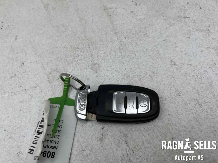 Nøkkel til Audi A4 2007-2014 (Type IV) (B8) (B8) (8K0 959 754 D|)