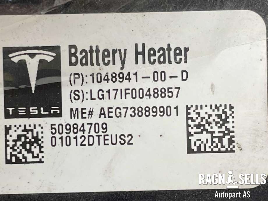 Motorvarmer elektrisk til Tesla Model X 2016-->>  (1048941-00-D|)