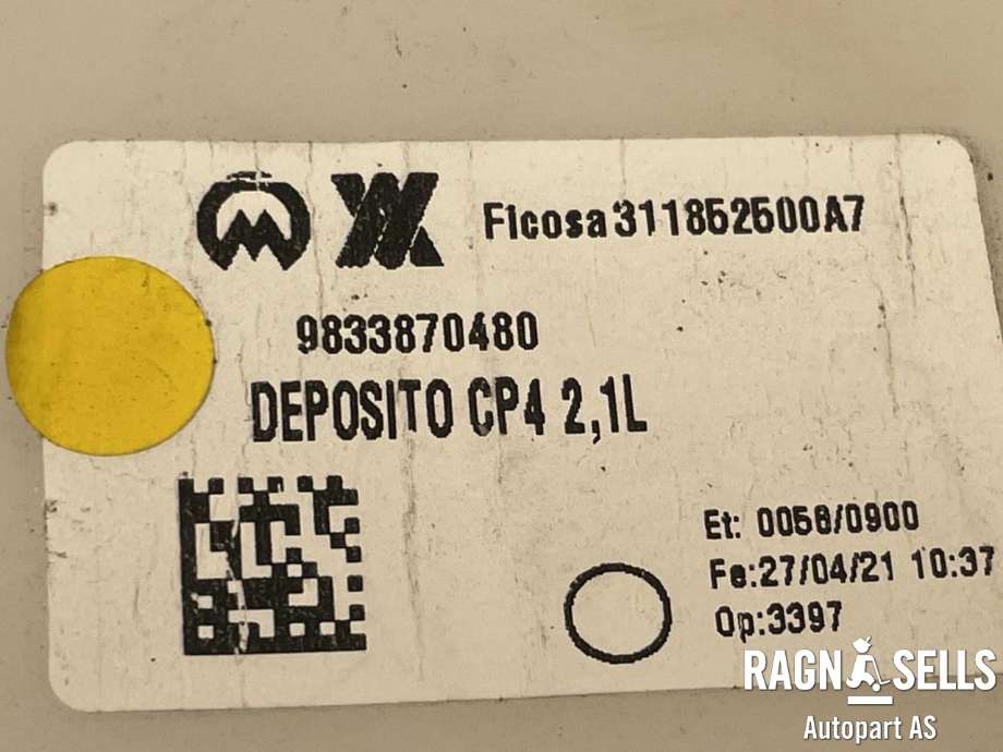 Spylertank til Citroën ë-C4 2020-->> (98 334 791 80|)