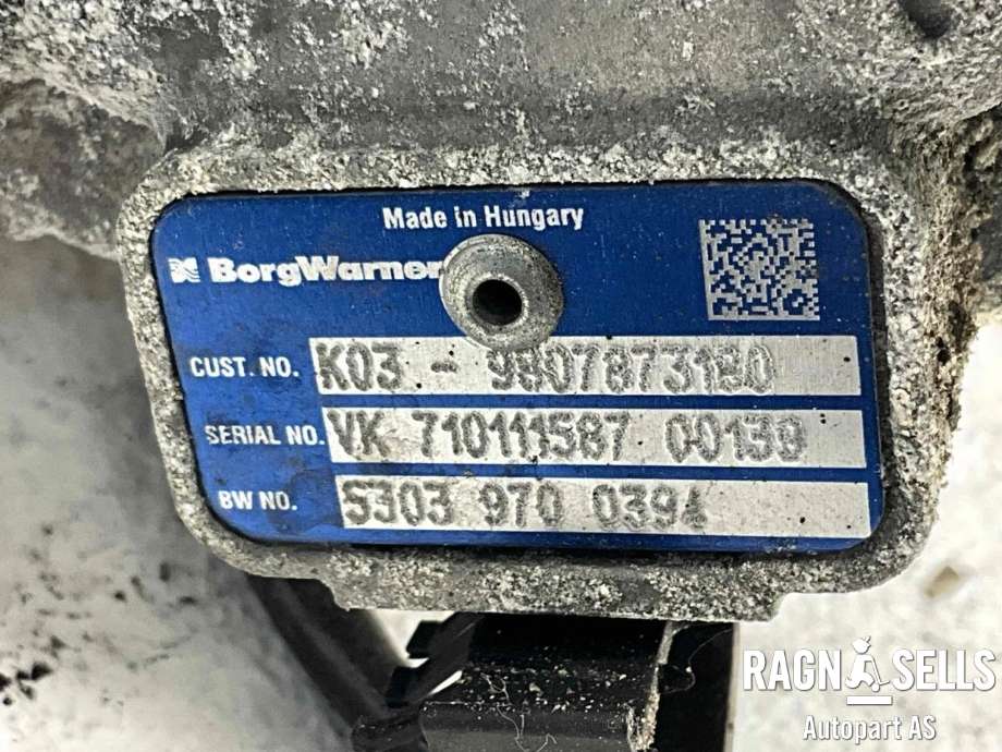 Turbo til Citroën Jumpy 2016-->> (Type III)  (1610530380|1611284680|9804265280|9807873180|SU001A4016|SU001B3101|)