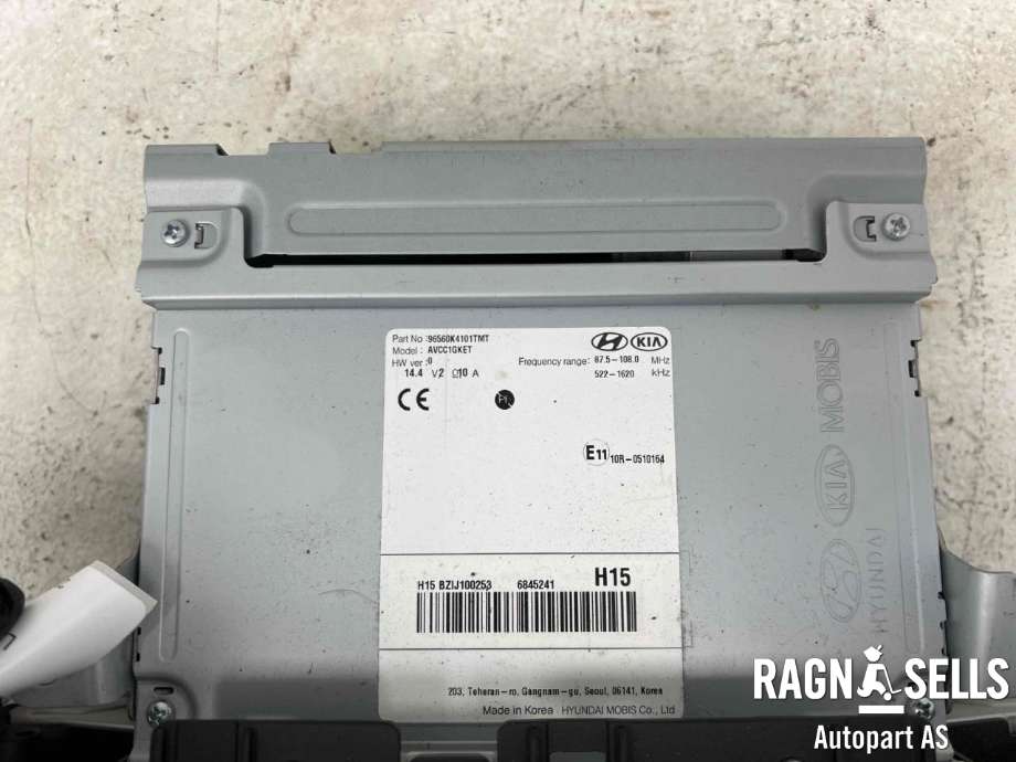 Bilstereo navigasjon til Hyundai Kona 2017-2021 (Type I, Fase 1)  (96560K4101TMT|)