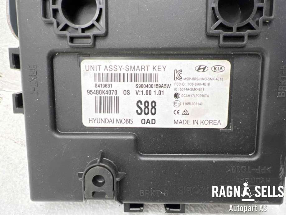 Styreenhet nøkkelfri/keyless til Hyundai Kona 2017-2021 (Type I, Fase 1)  (95480K4070|S419631|)