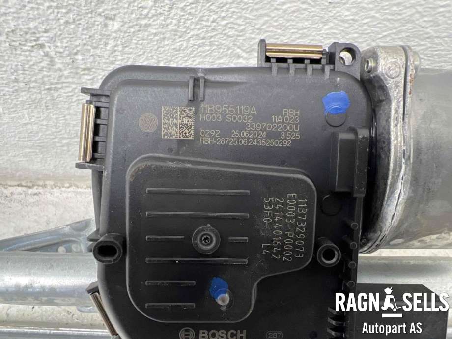 Viskermotor frontrute komplett m/overføring til VW ID.4 2020-->>  (BOSCH|339702200U|11B955023A|11B 955 023 A)