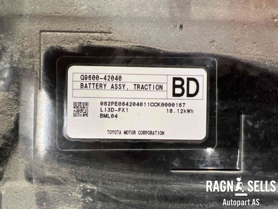 Batteripakke hybrid til Toyota RAV4 2019-->> (Type V) (G951042030|G960042040|)