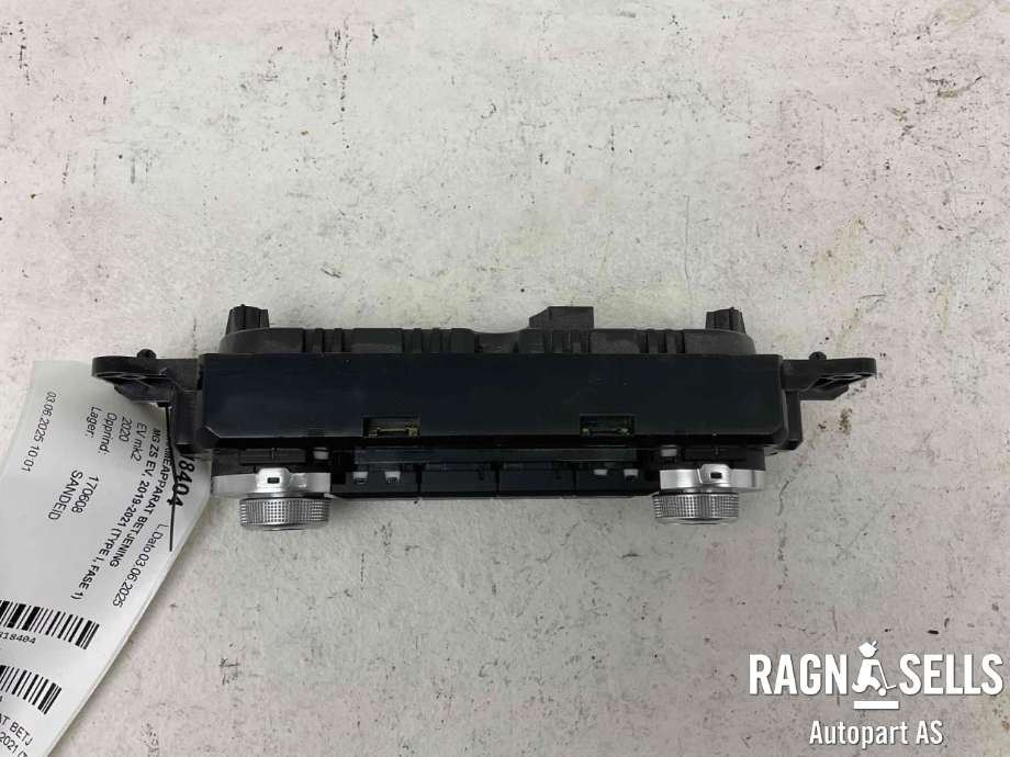 Varmeapparat betjening til MG ZS EV 2019-2021 (Type I, Fase 1)  (10538537|)