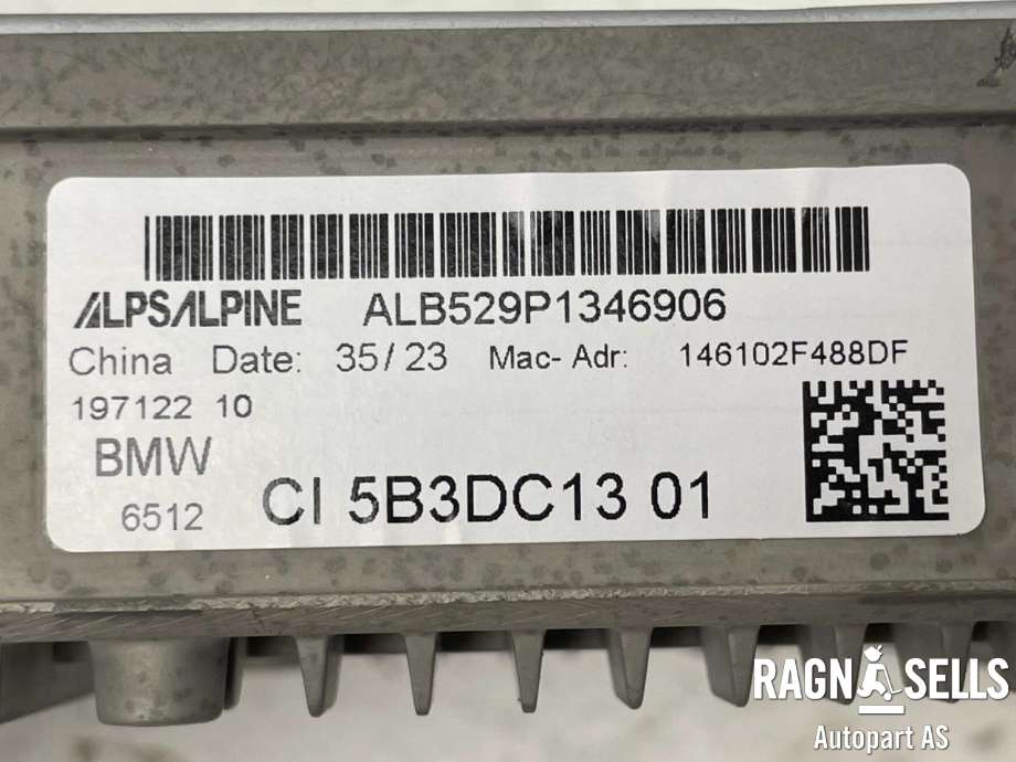Bilstereo diverse til BMW iX1 2023-->> (U11) (U11) (65 12 5 A6C 657|65 12 C I5B 3DC|65 12 5 B32 3A2)