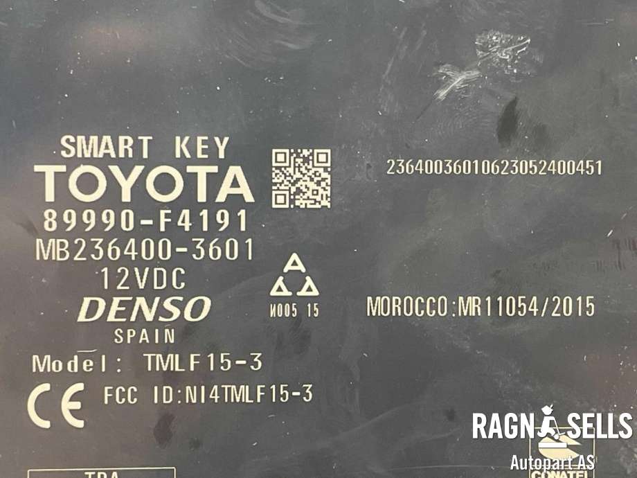 Styreenhet nøkkelfri/keyless til Toyota C-HR 2016-->>  (DENSO|89990-F4191|MB236400-3601|)