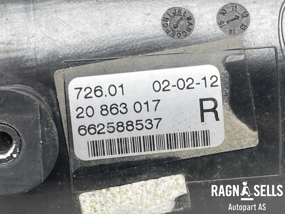 Tåkelykt høyre foran til Opel Zafira Tourer 2012-2018 (1710053||20863017)