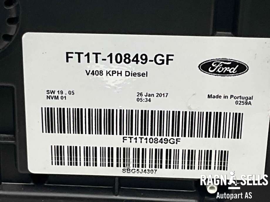 Speedometer til Ford Transit Connect 2013-2018 Type II, Fase 1  (FT1T-10849-GF|)