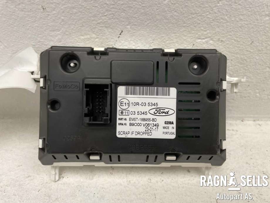 Bilstereo diverse til Ford Transit Connect 2013-2018 Type II, Fase 1 (EM5T-18B955-BD|B9O00V061349|)