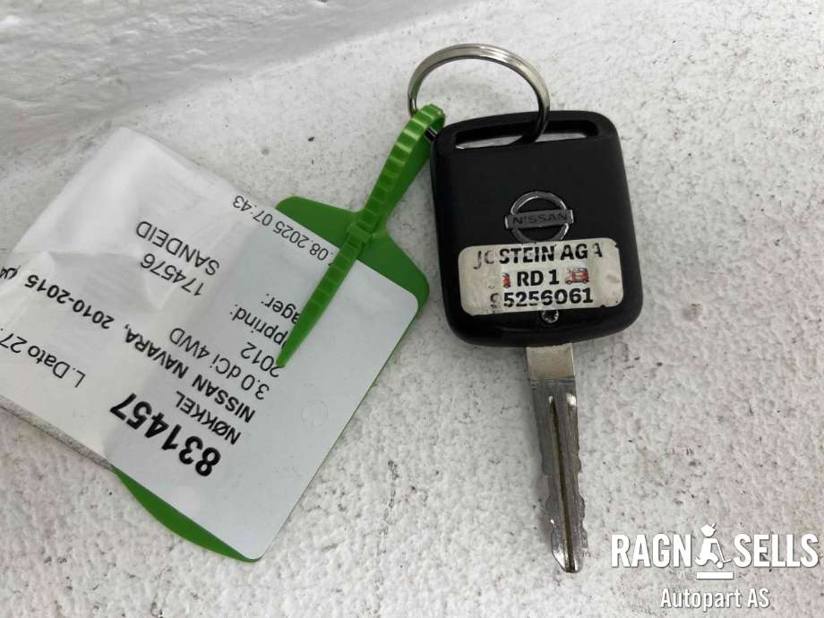 Nøkkel til Nissan Navara 2010-2015 (Fase 2) (D40) (D40) (28268AX61A|)