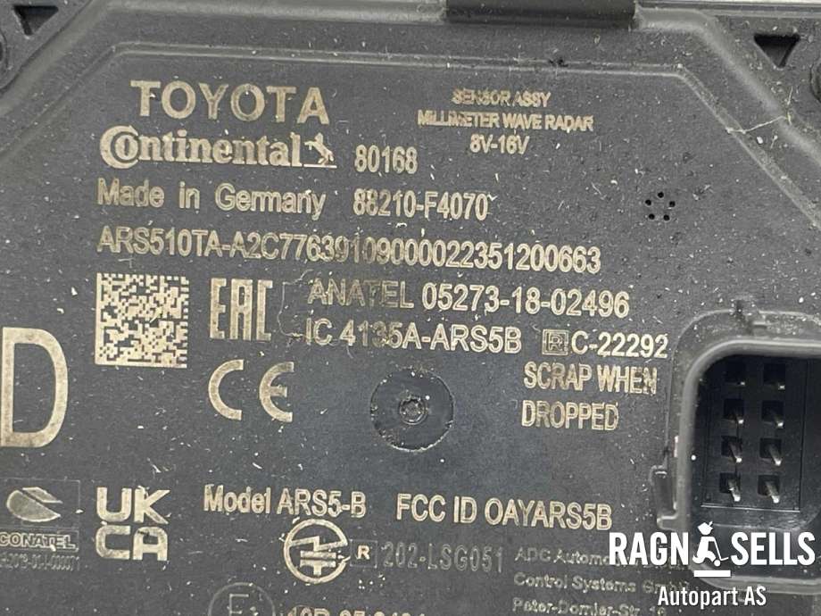 Sensor radar til Toyota C-HR 2016-->> (CONTINENTAL|88210-F4070|)