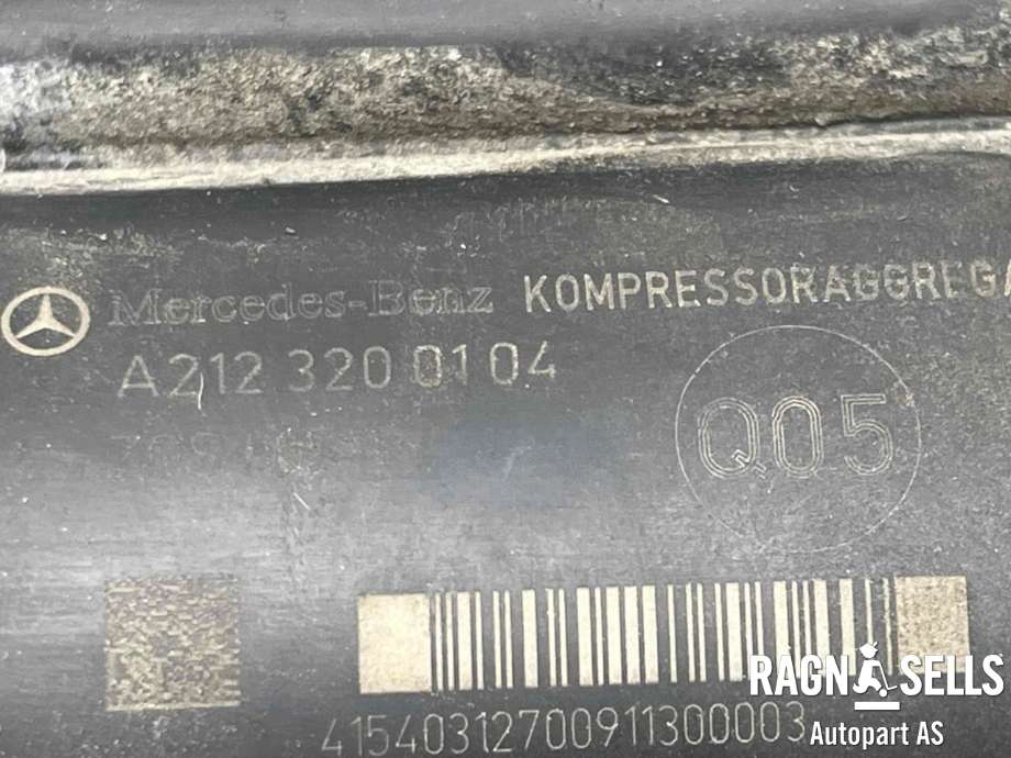Kompressor nivå/luft til Mercedes E-Klasse 2009-2013 (Fase 1) (W212) (W212) (WABCO|A 212 320 01 04|443 020 170 1|)