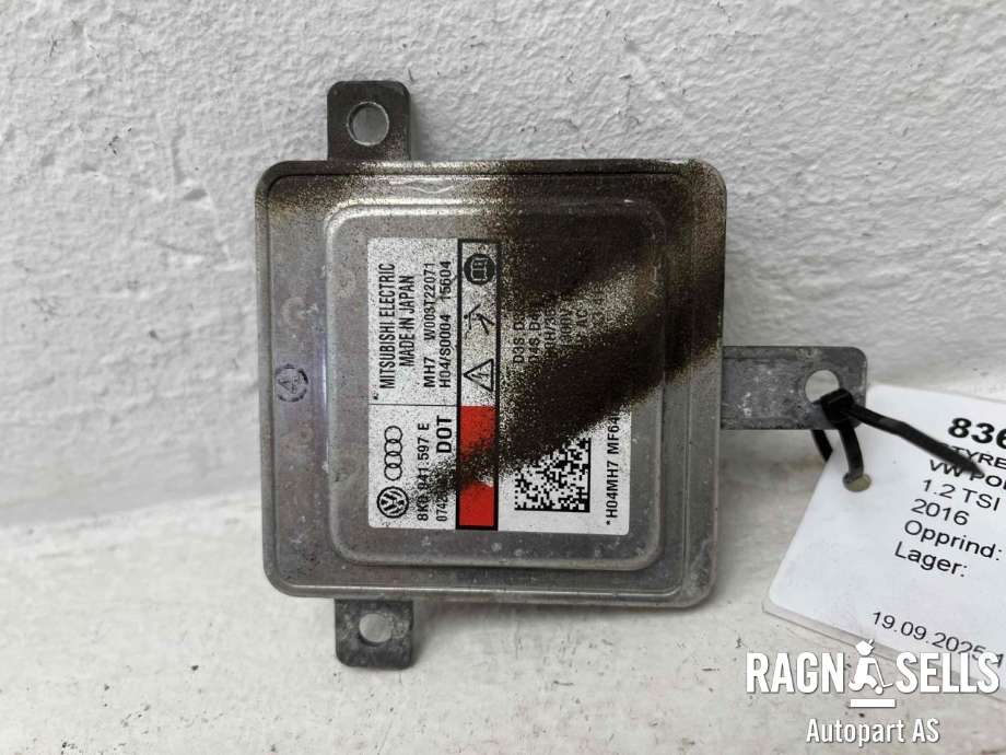 Styreenhet xenon/ballast til VW Polo 2014-2017 (Type V, Fase 2)  (8K0 941 597 E|)