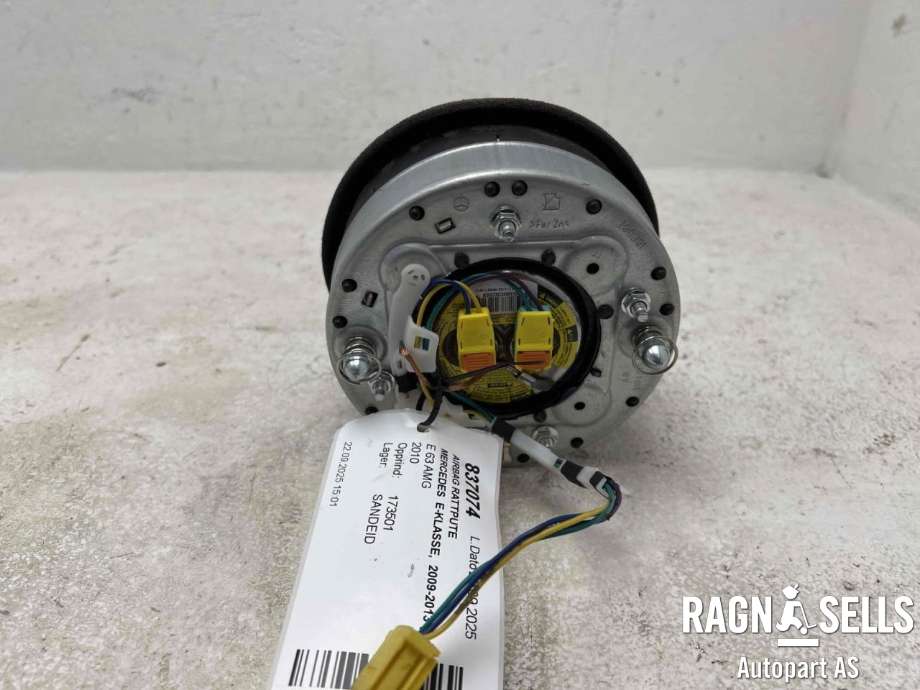 Airbag rattpute til Mercedes E-Klasse 2009-2013 (Fase 1) (W212) (W212) (3104446162-AD|)