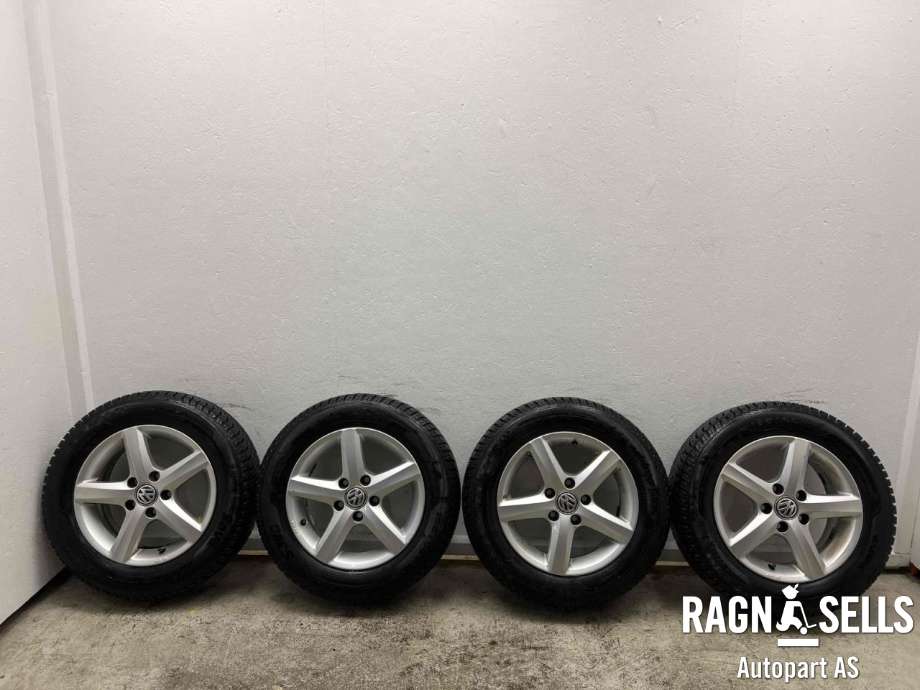 Hjulsett aluminium vinter til VW Golf VII 2012-2017 (Fase 1)  (SAVA|5X112/ET43/57.1|195/65R15|5G0071495)
