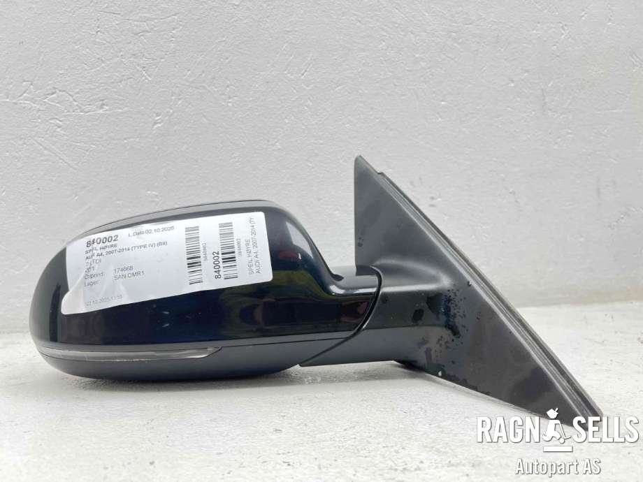 Speil høyre til Audi A4 2007-2014 (Type IV) (B8) (B8) (8K1 857 410 AG|)