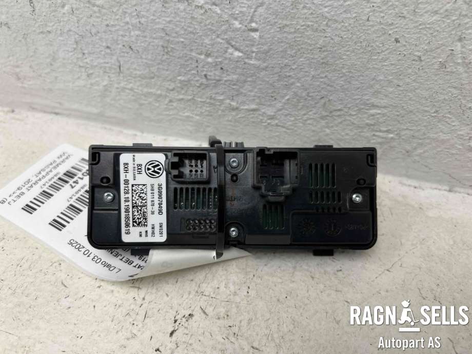Varmeapparat betjening bak til VW Passat 2019-->> (Fase 2) (B8) (B8) (3G0 907 049 D|5HB011870-38|)