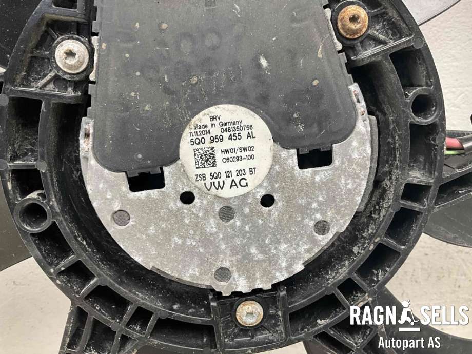 Kjølevifte elektrisk til Audi A3 2012-2016 (Type III, Fase 1)  (5Q0 121 203 BT|)