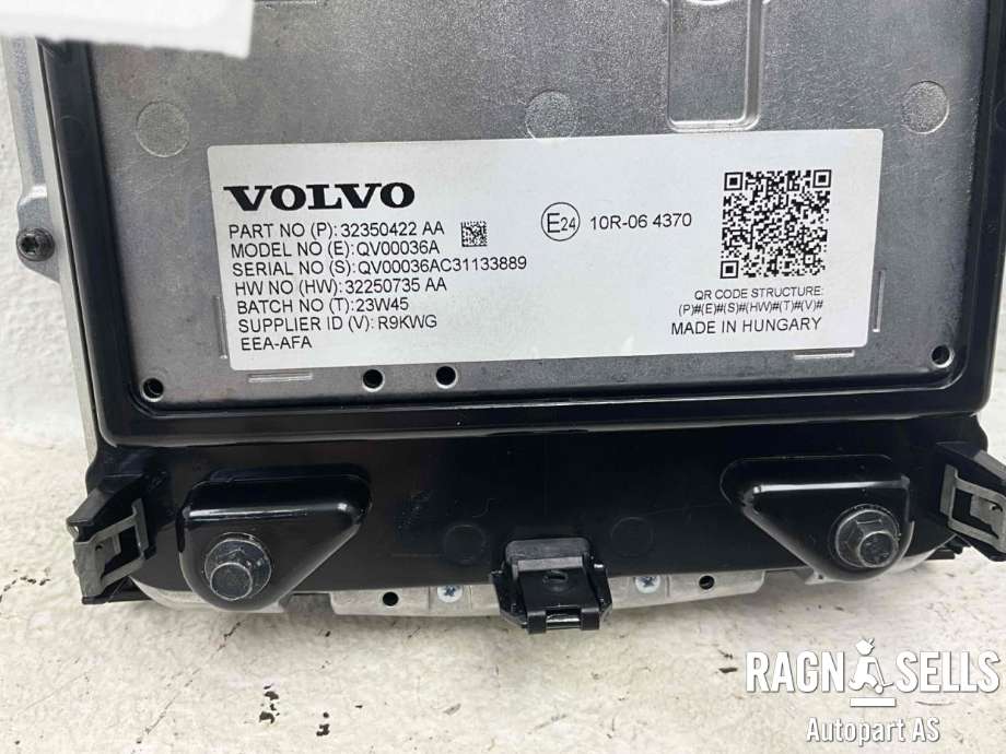 Multimedia display (MCU - Media Controller Unit) til Volvo XC60 2017-->> (Type II) (36010873|32350422|)