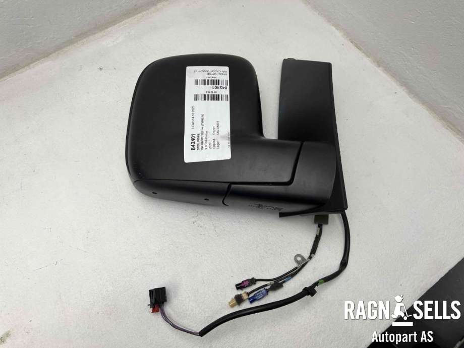 Speil høyre til VW Caddy 2015-2020 (Type III, Fase 3) (2K5 857 508 AP|)