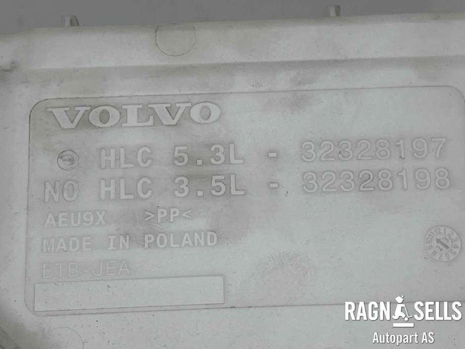 Spylertank til Volvo XC60 2017-->> (Type II) (32328197|32328198|)