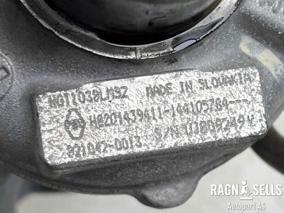 Turbo til Renault Captur 2013-2020 (Type I)  (144105784R|144106351R|H8201439411|H8201439411-5784|144100054R|144118534R|1441000QAA|1441100Q3P|1441100Q4A)