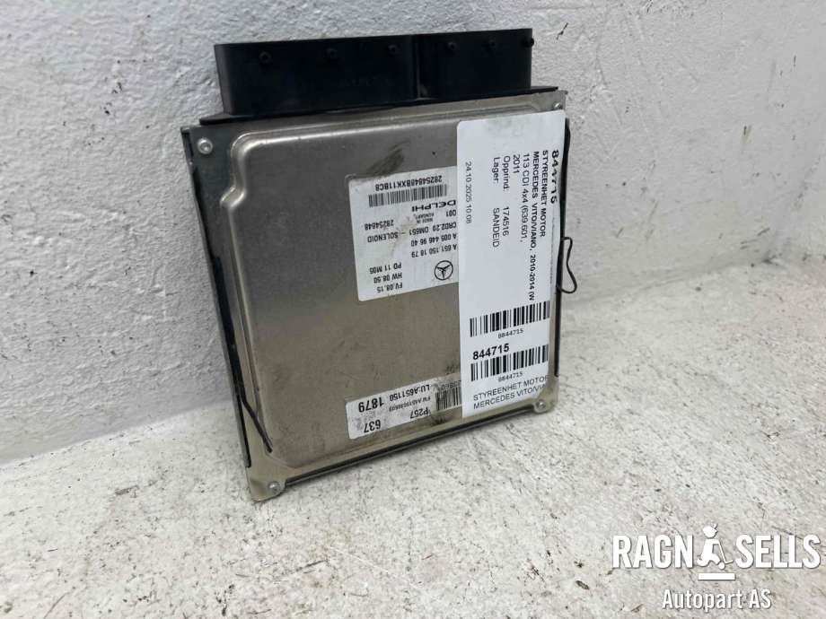 Styreenhet motor til Mercedes Vito/Viano 2010-2014 (Fase 2) (W639) (W639) (DELPHI|A 651 150 18 79|A0054469640|28254848|)