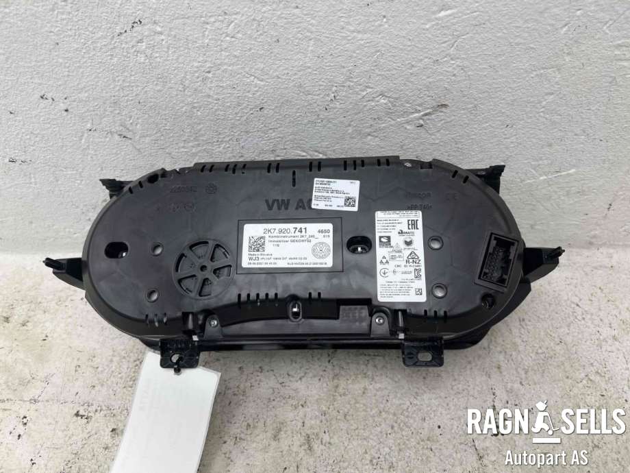 Speedometer til VW Caddy 2020-->> (Type IV)  (2K7 920 741|48499132|)