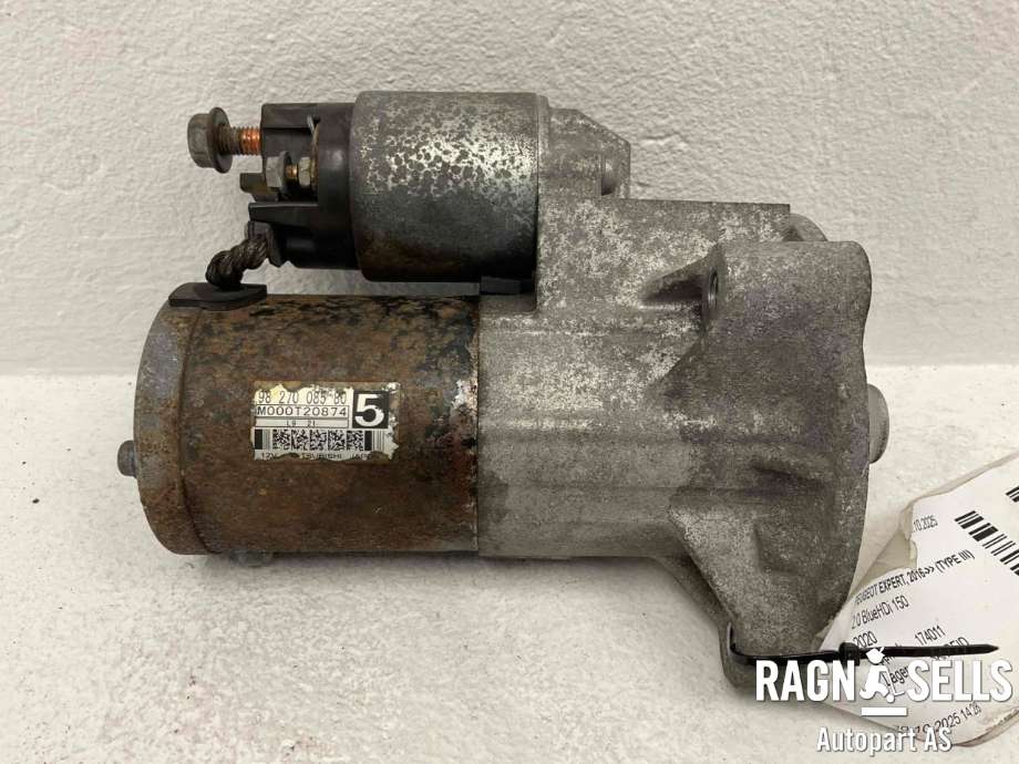 Starter diesel til Peugeot Expert 2016-->> (Type III)  (98 270 071 80|16 381 161 80|16 381 163 80|16 355 920 80|1635592080|19D10239SC|5802CY|5802FJ|5802FK|5802V8|5802W5|5802W8|96253825|9625382580|9648111680|9656299480|SU001-A2691|M0T20872|M0T20872ZE|M0T20873|M0T20873ZE|M0T20874|M0T86081|M0T86081AM|M0T86081ZC|M000T20872|M000T20872ZE|M000T20873|M000T20873ZE)