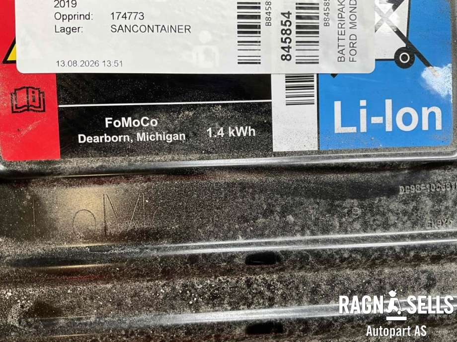Batteripakke hybrid til Ford Mondeo 2019-->> (Type V, Fase 2)  (2522071|)