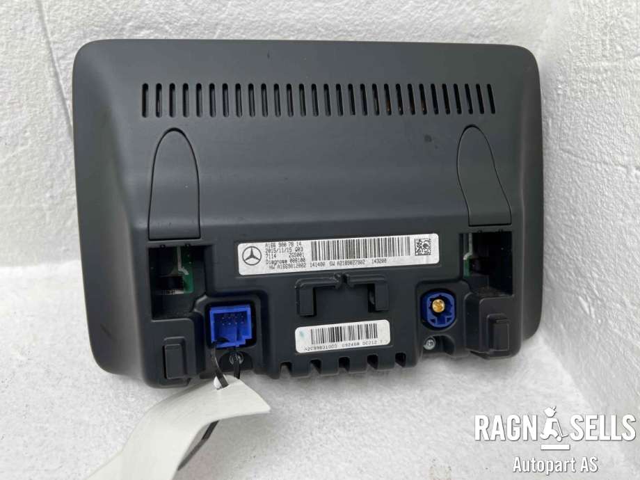 Bilstereo navigasjon skjerm til Mercedes A-Klasse 2012-2018 (W176) (W176) (A 166 900 78 14|A1669012002|A2189027902|)