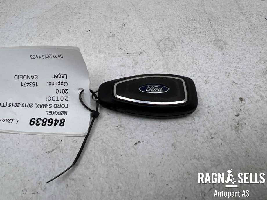 Nøkkel til Ford S-Max 2010-2015 (Type I, Fase 2) (2520983|2026900|7S7T-15K601-EG|7S7T 15K601-EE)
