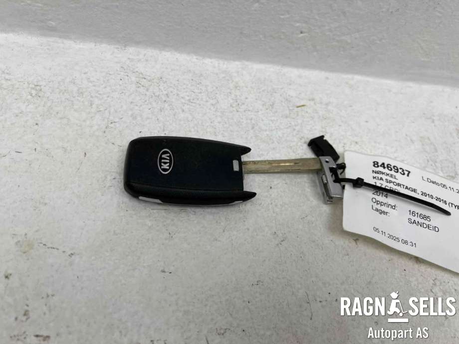 Nøkkel til Kia Sportage 2010-2016 (Type III)  (954403W600|)