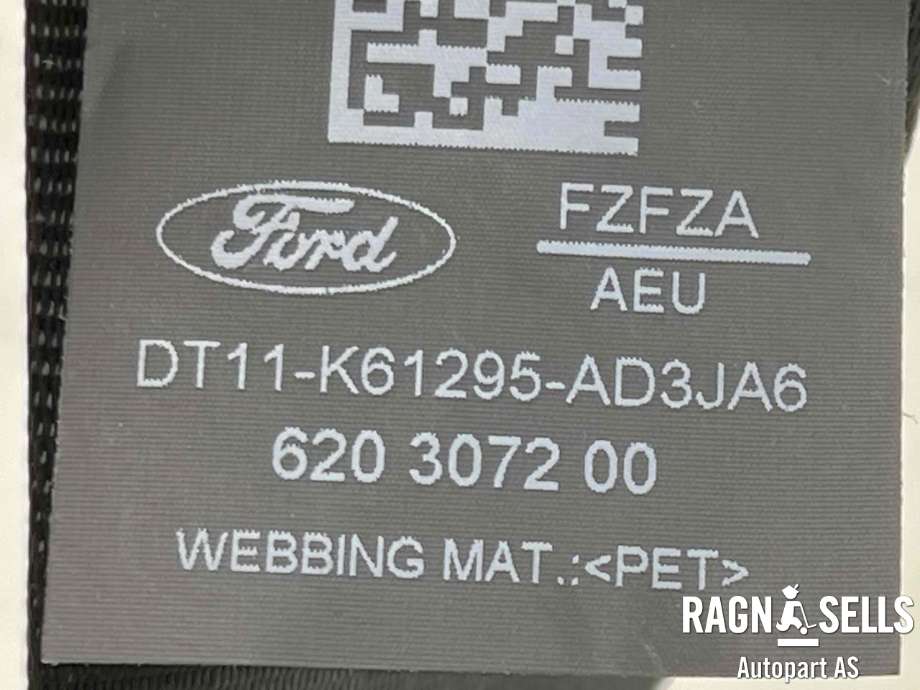 Sikkerhetsbelte foran venstre til Ford Transit Connect 2018-->> Type II, Fase 2 (DT11-K61295-AE3JA6|620307200|)