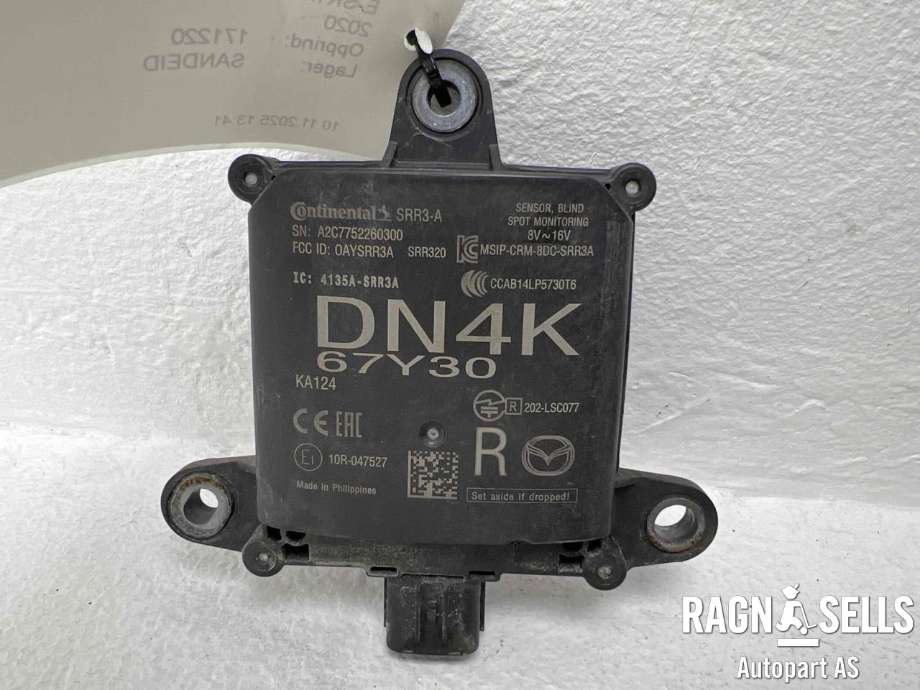 Sensor radar til Mazda MX-30 2020-->> (CONTINENTAL|DN4K67Y30|A2C7752260300|)