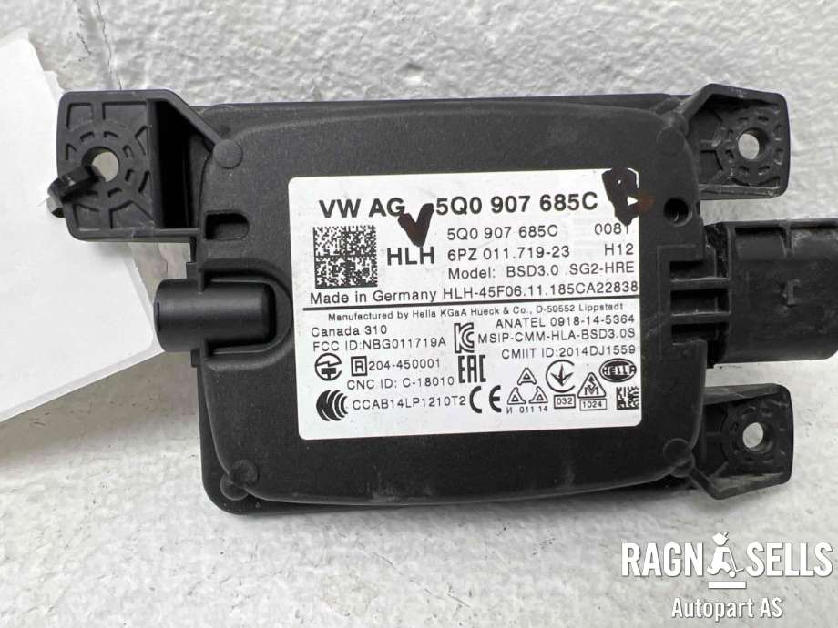 Sensor radar til Škoda Kodiaq 2017-->>  (5Q0 907 685 C|6PZ01171923|)