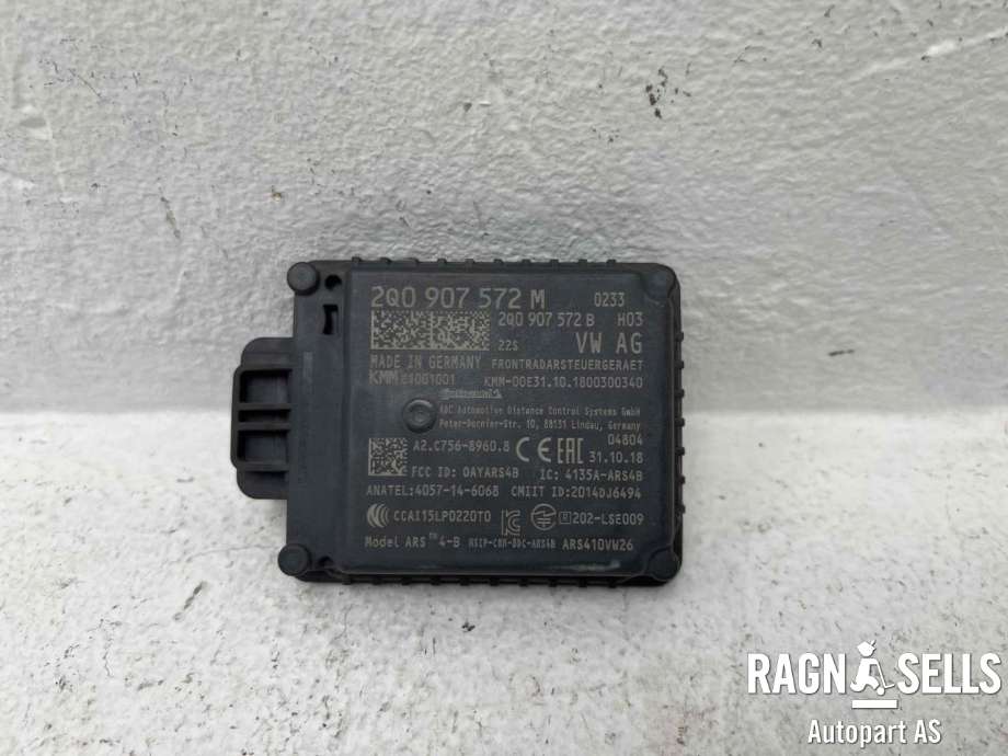 Sensor radar til Škoda Kodiaq 2017-->> (2Q0 907 572 M|2Q0 907 572 B|A2C75689608)