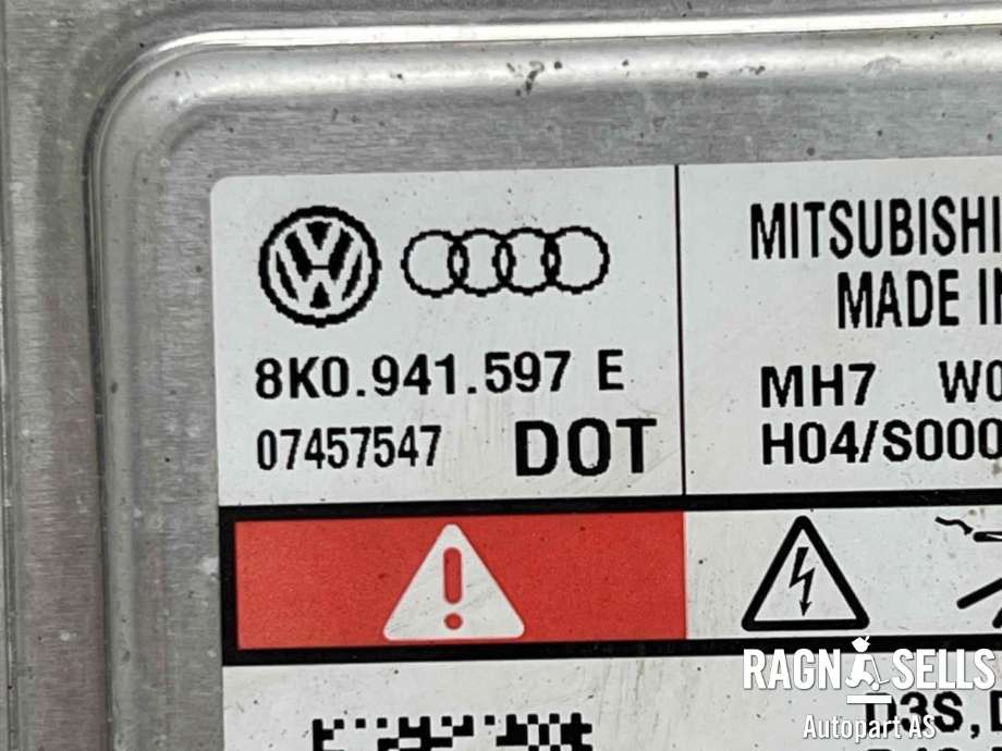 Styreenhet xenon/ballast til VW Polo 2014-2017 (Type V, Fase 2)  (8K0 941 597 E|W003T22071|)