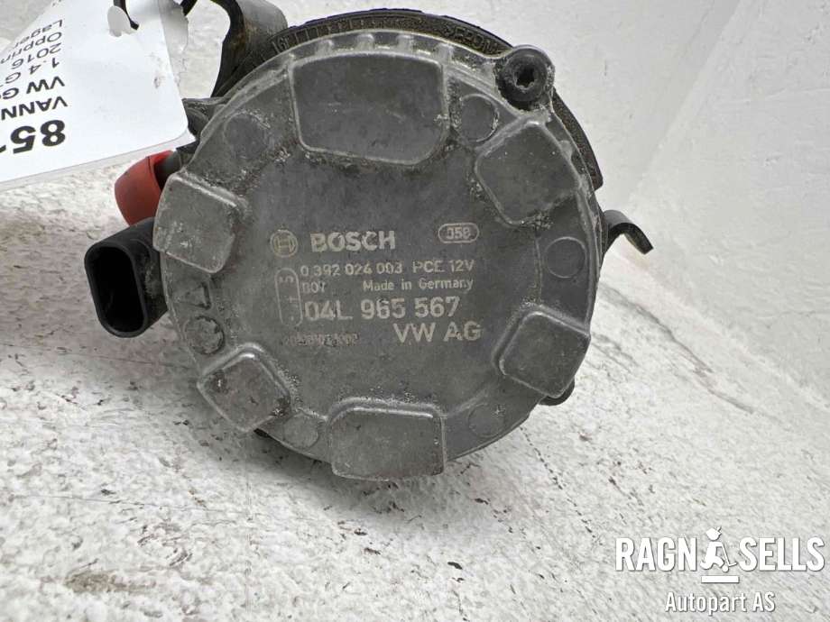 Vannpumpe elektrisk til VW Golf VII 2012-2017 (Fase 1) (BOSCH|04L965567|0392024003|)