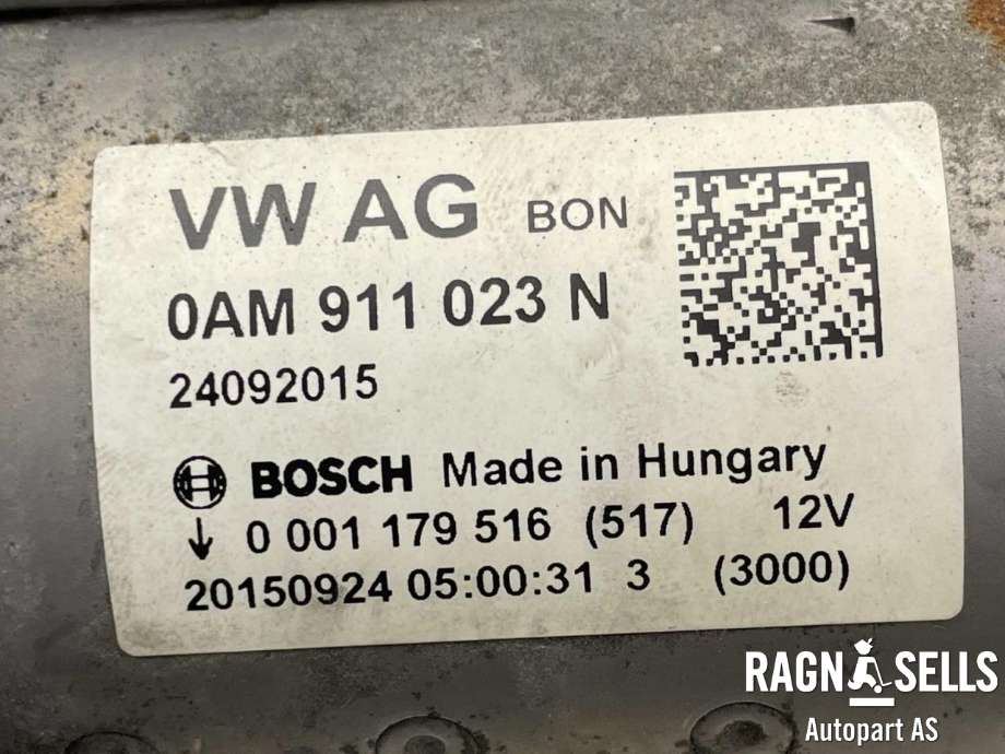 Starter til VW Polo 2014-2017 (Type V, Fase 2) (BOSCH|0AM 911 023 N|0AM 911 022 C|0AM 911 022 CX|0AM 911 023 NX|0AM 911 023 R|0AM 911 023 RX|0AM 911 024 A|0AM 911 024 AX|)