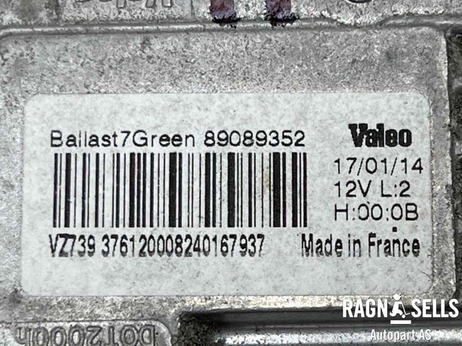 Styreenhet xenon/ballast til Volvo XC60 2014-2017 (Type I, Fase 2)  (31297941|89089352|)