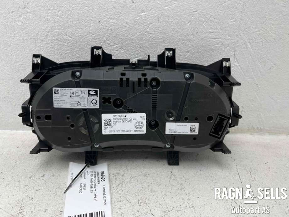Speedometer til VW Crafter 2016-->> (Type II) (7C0920749|A3C0803730001|)