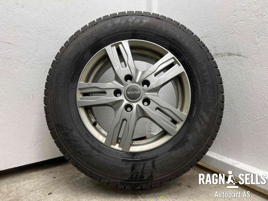 Hjulsett aluminium vinter til VW Crafter 2016-->> (Type II)  (NOKIAN|5X120/ET60/65.1|205/75R16C|)