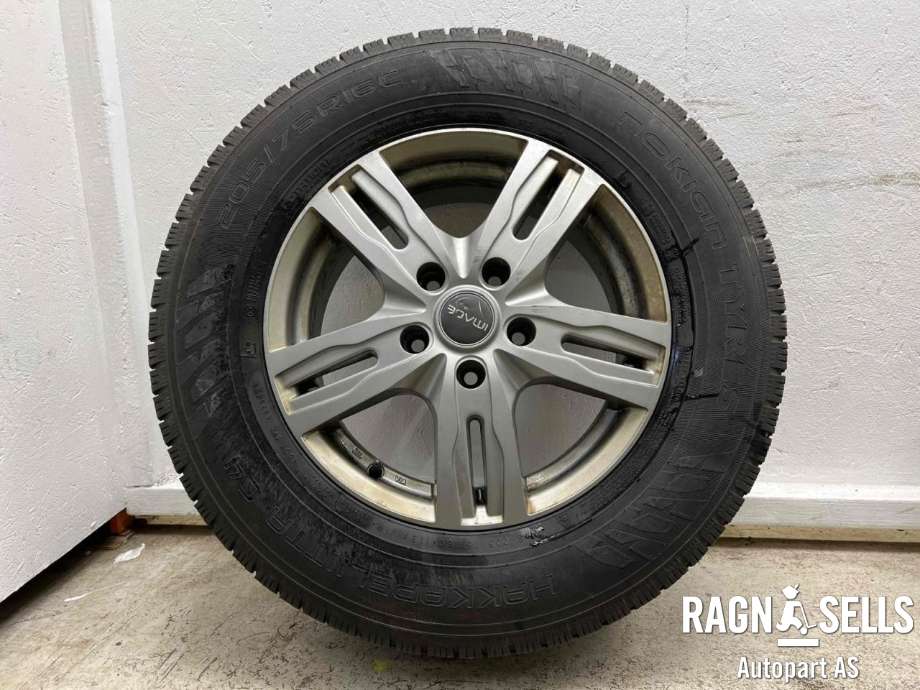 Hjulsett aluminium vinter til VW Crafter 2016-->> (Type II)  (NOKIAN|5X120/ET60/65.1|205/75R16C|)