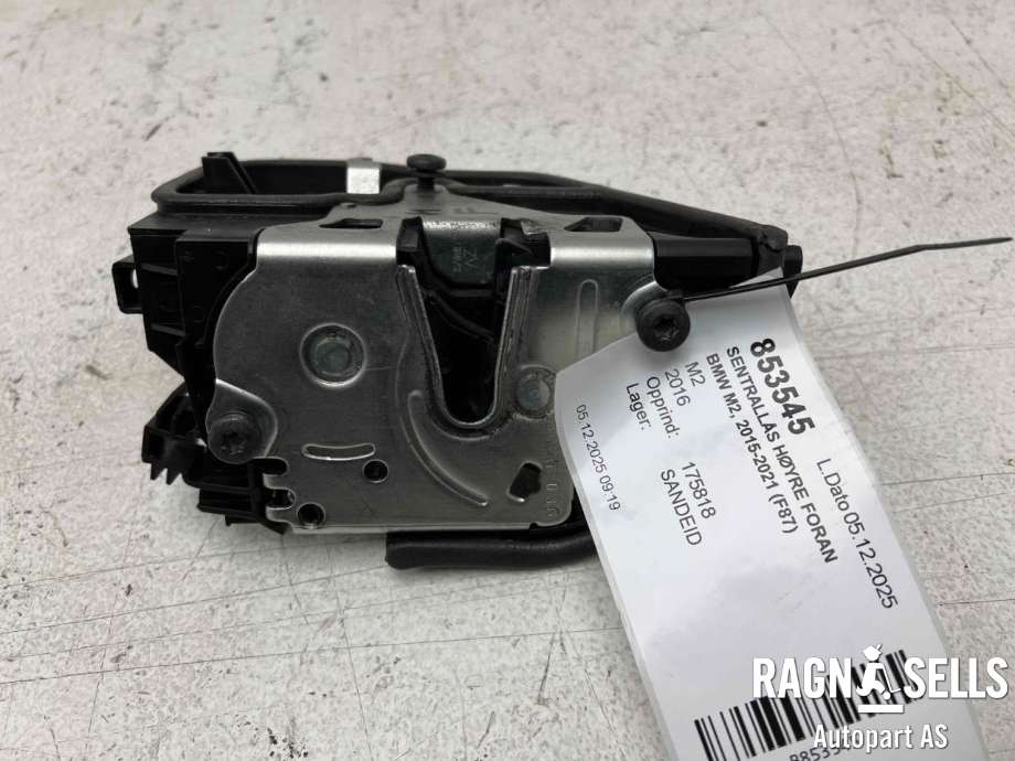 Sentrallås høyre foran til BMW M2 2015-2021 (F87) (F87) (51 21 7 202 146|)