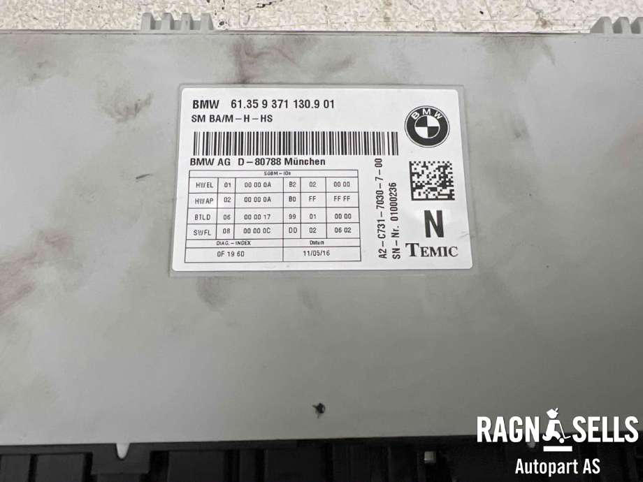 Styreenhet sete til BMW M2 2015-2021 (F87) (F87) (61 35 9 371 131|61359371130901|A2C7317030700)