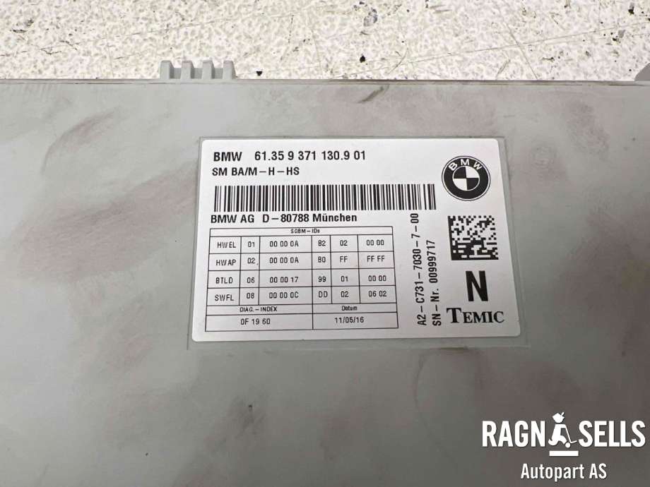 Styreenhet sete til BMW M2 2015-2021 (F87) (F87) (61 35 9 371 131|61359371130901|A2C7317030700)