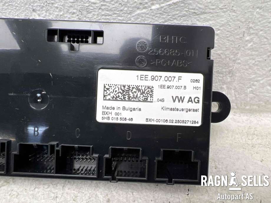 Styreenhet klima/aircondition til VW ID.7 2023-->>  (1EE 907 007 F|1EE 907 007B|5HB01550846)